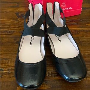 Girls Black Nina Dress Shoes